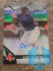 Gilberto Jimenez 2021 Bowman Platinum AUTO #TOP-1 Boston Red Sox